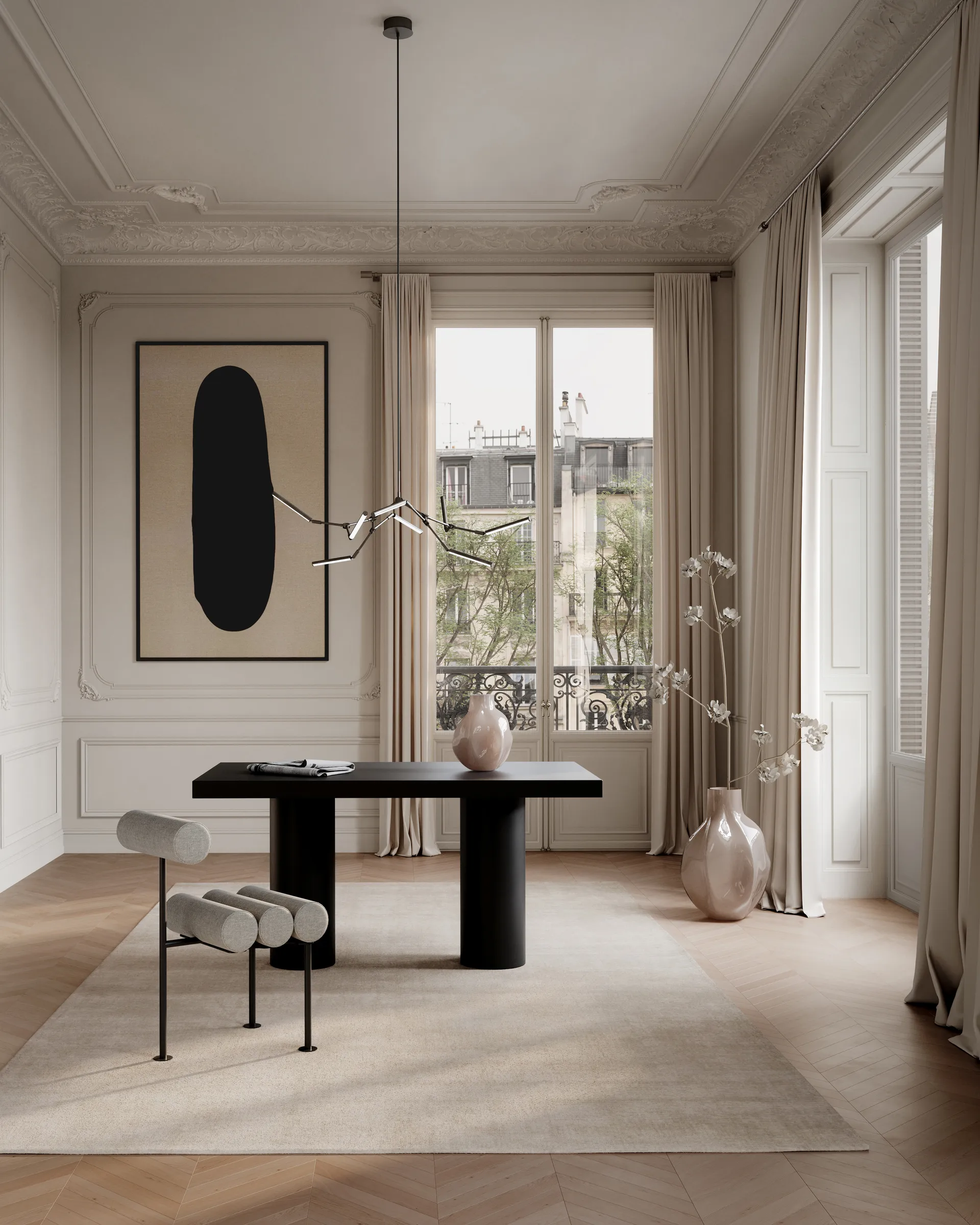 Lámpara de araña Stick chandelier , Bronce 101 Copenhagen