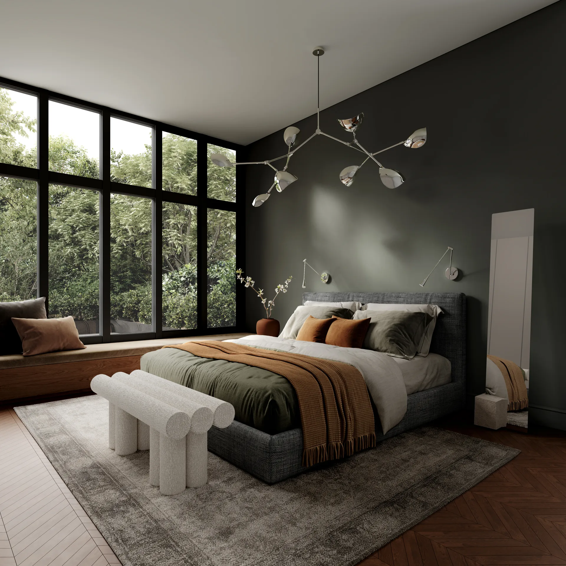 Lámpara de araña Stingray Chandelier, Chrome 101 Copenhagen