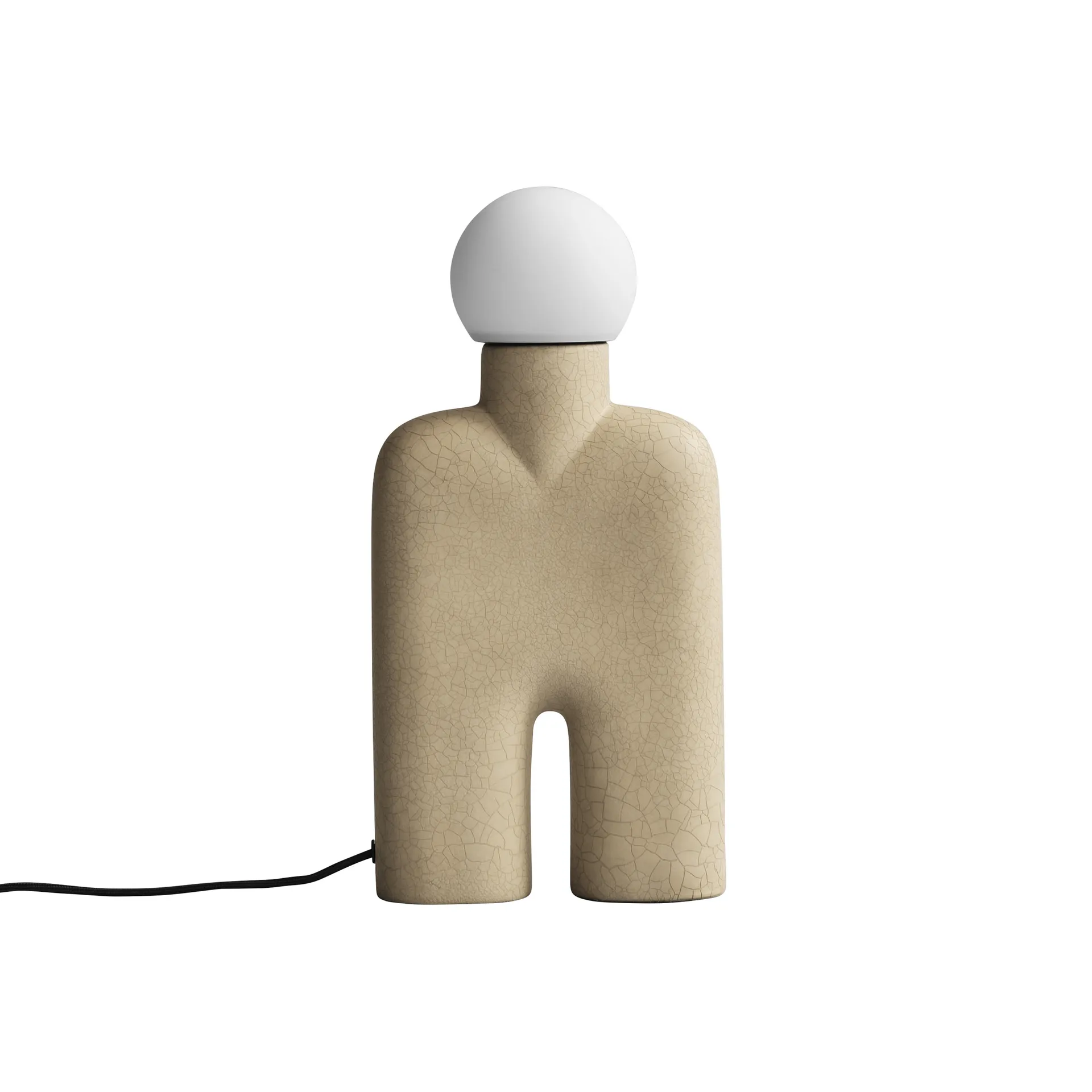 Lámpara de mesa Cobra 35 cm, arena 101 Copenhagen