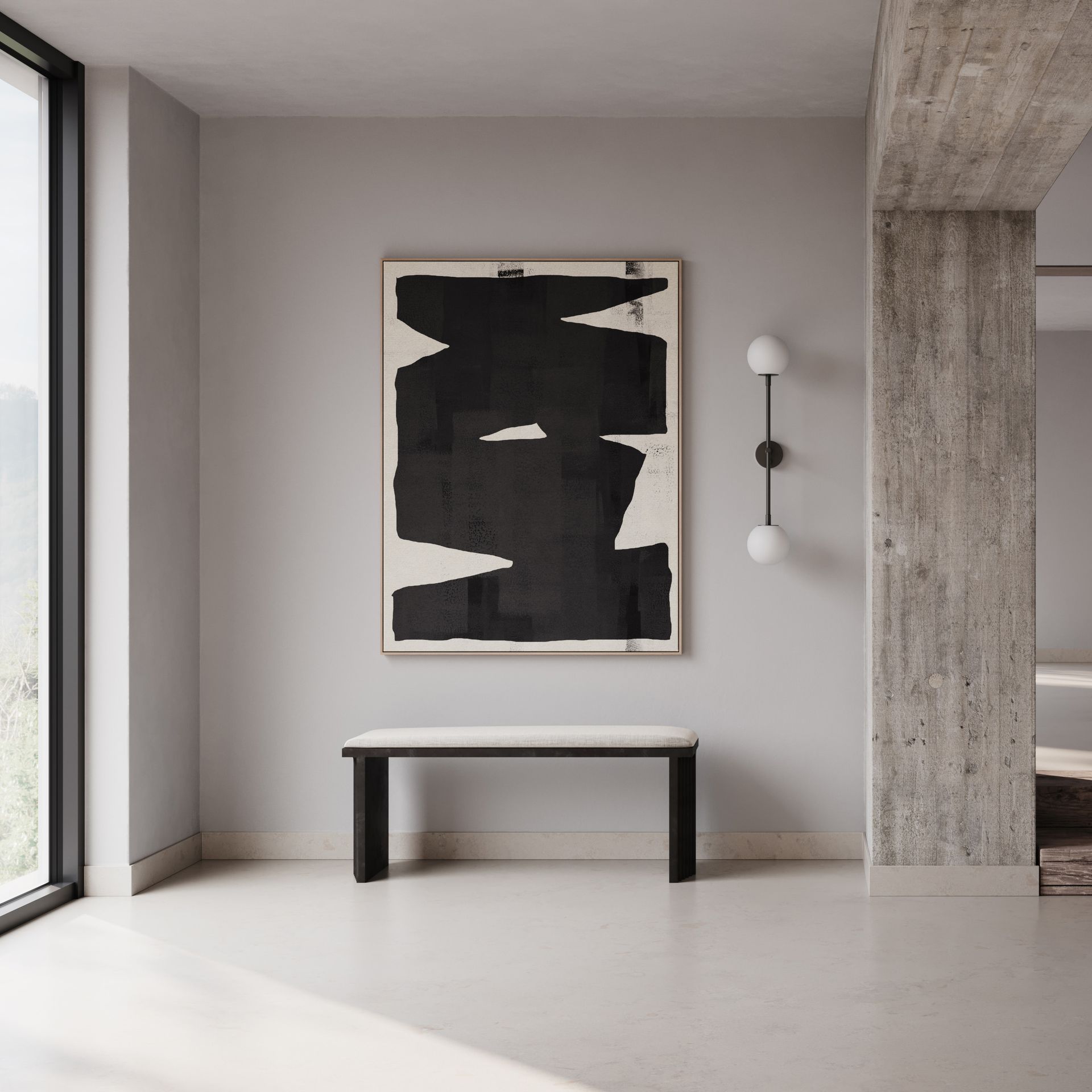 Lámpara de pared Drop Bulp, Gris 101 Copenhagen
