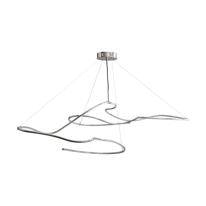 Lámpara de techo Ghost Chandelier big, Chrome 101 Copenhagen