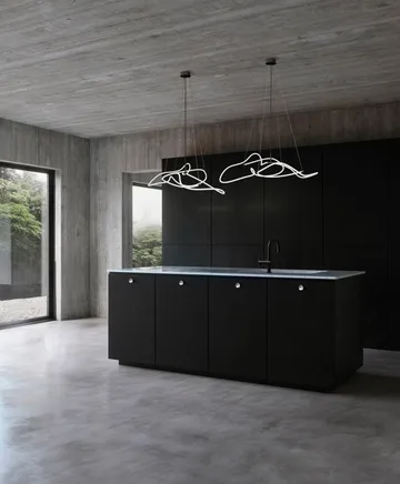 Lámpara de techo Ghost Chandelier mini - Burned black - 101 Copenhagen