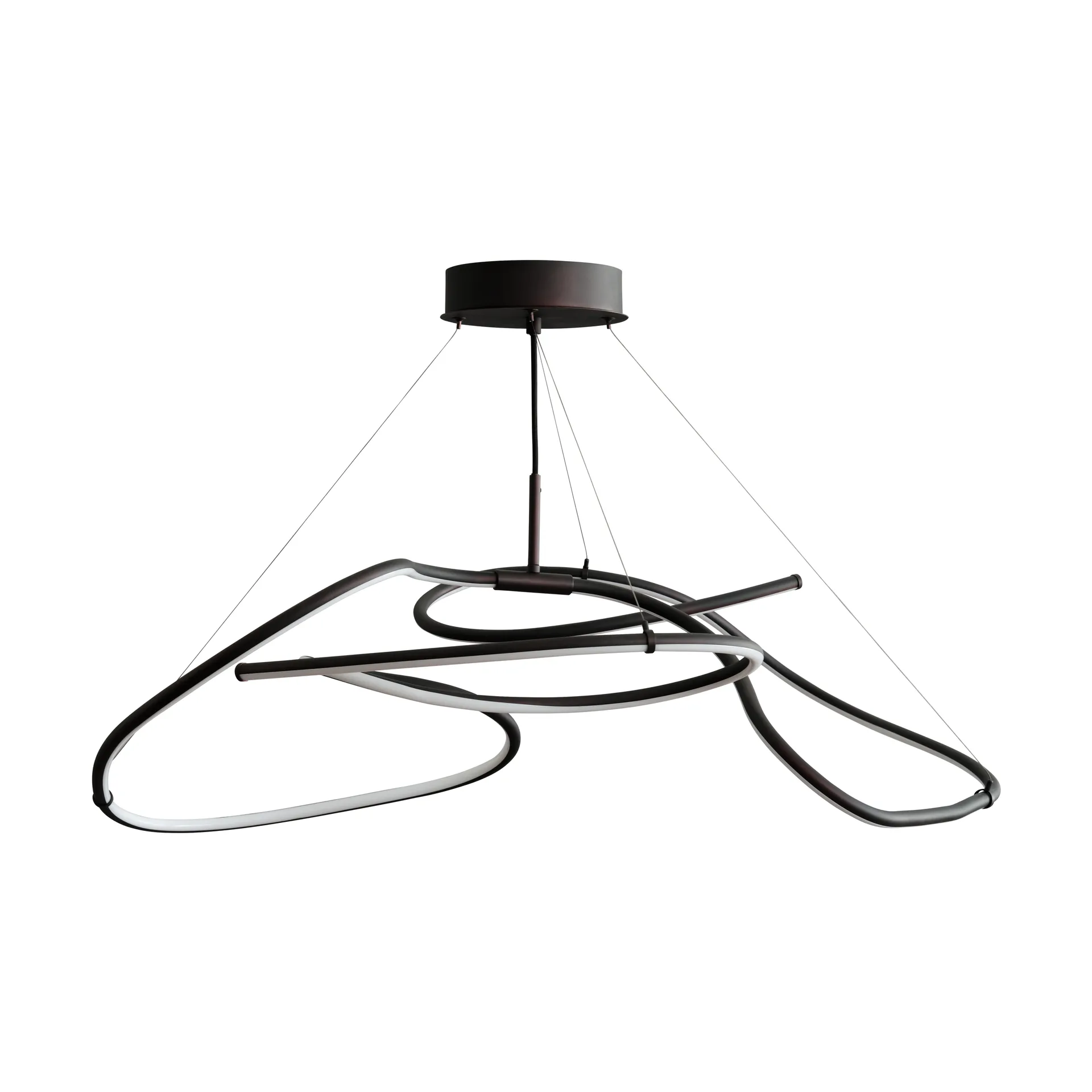 Lámpara de techo Ghost Chandelier mini, Negro quemado 101 Copenhagen