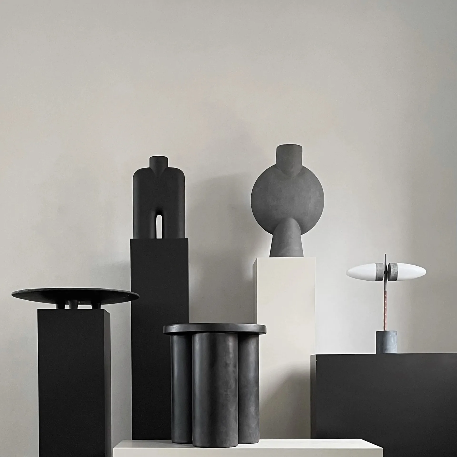 Mesa auxiliar Big Foot tall Ø45 cm, coffee 101 Copenhagen