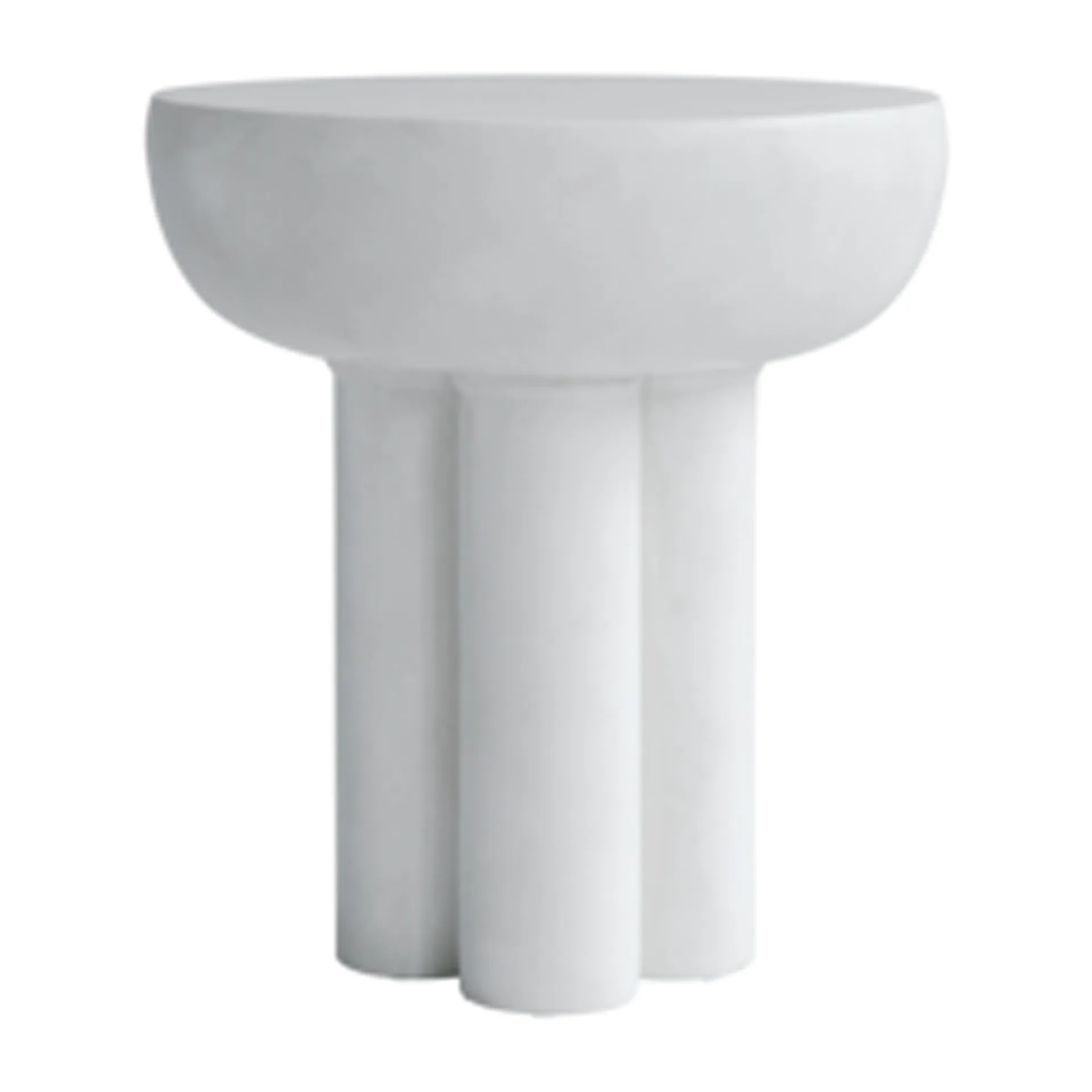 Mesa auxiliar Crown tall Ø45 cm, bone white 101 Copenhagen