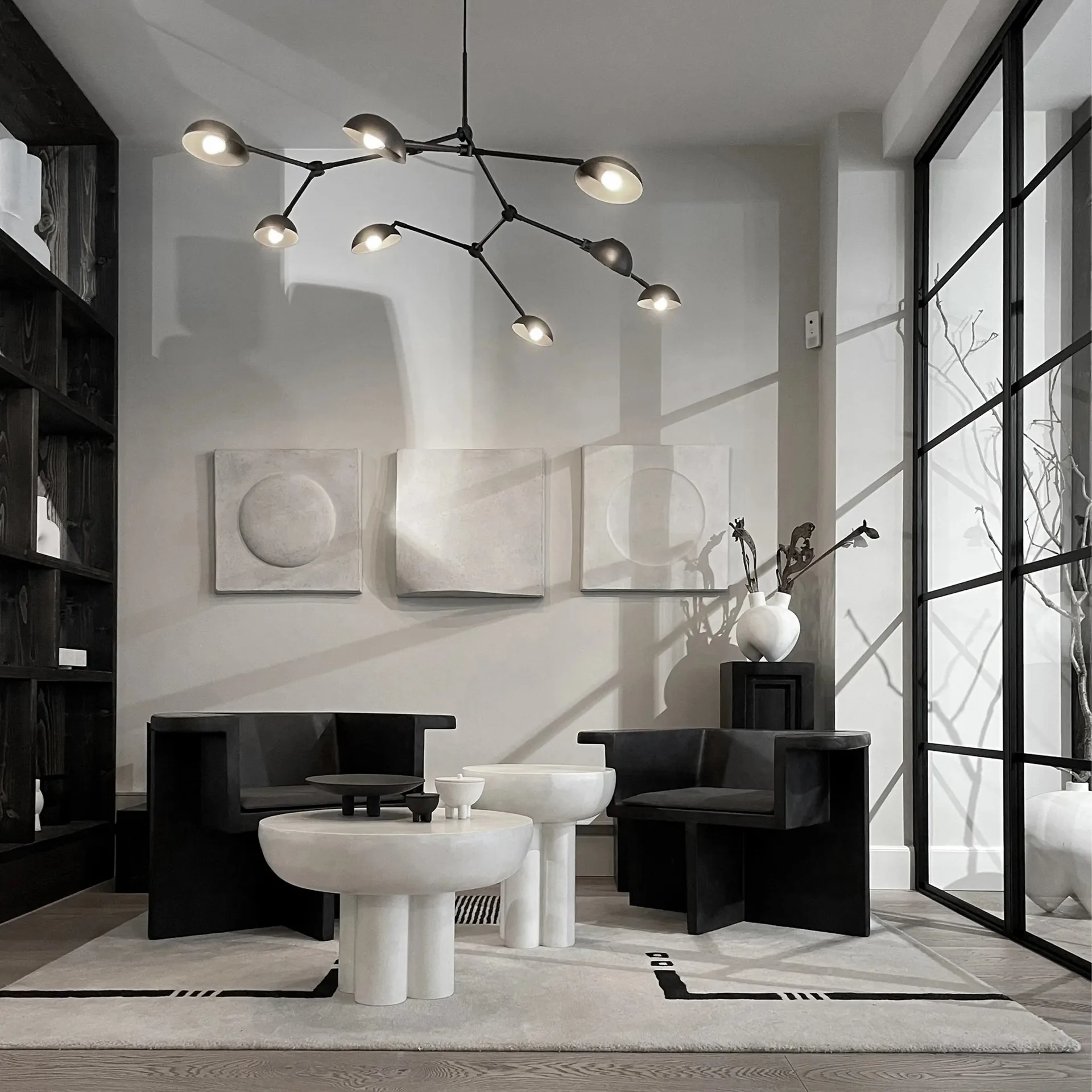 Mesa auxiliar Crown tall Ø45 cm, bone white 101 Copenhagen