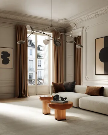 Mesa auxiliar Crown tall Ø45 cm - Caramel - 101 Copenhagen