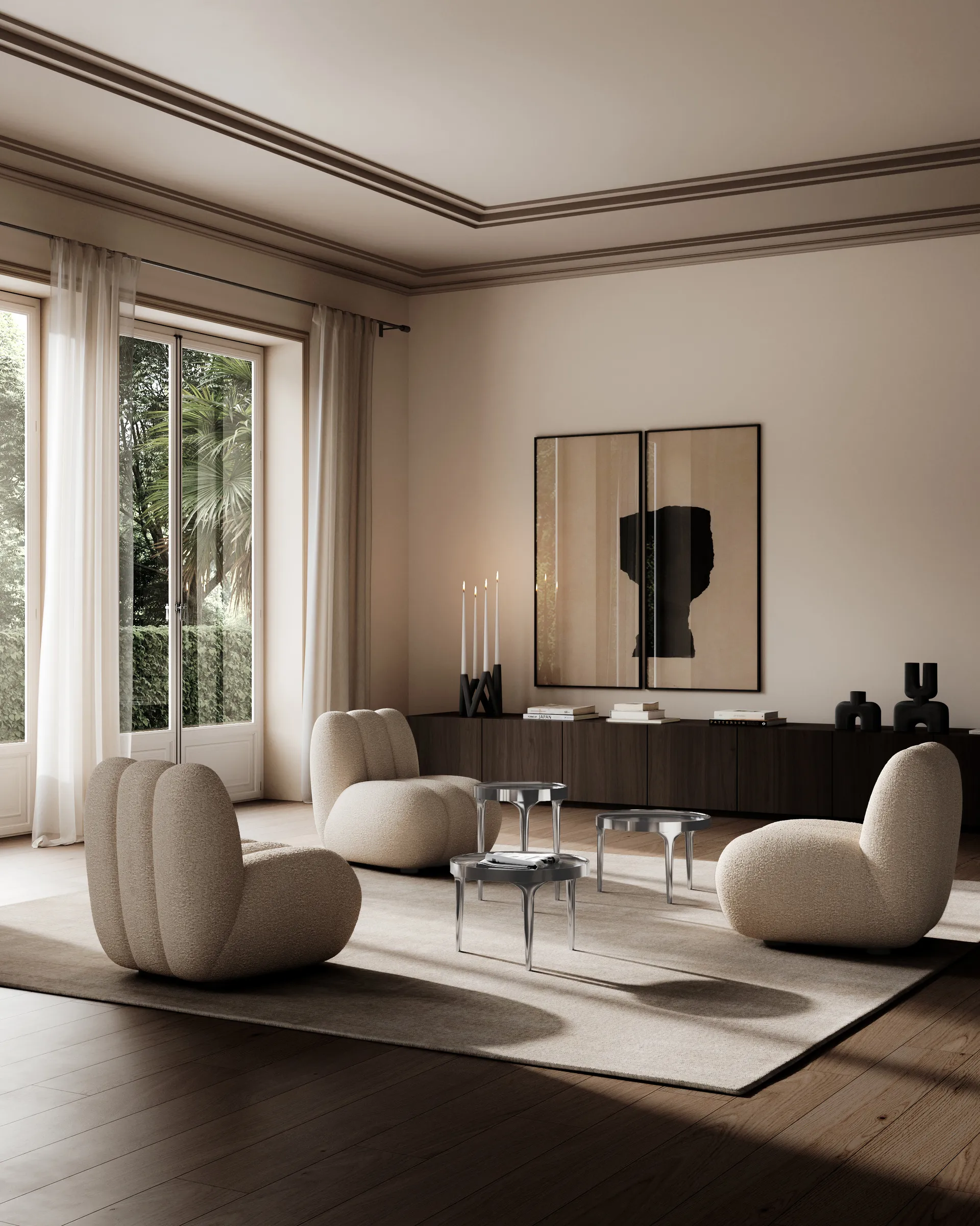 Mesa auxiliar Phantom , Chrome bajo 101 Copenhagen