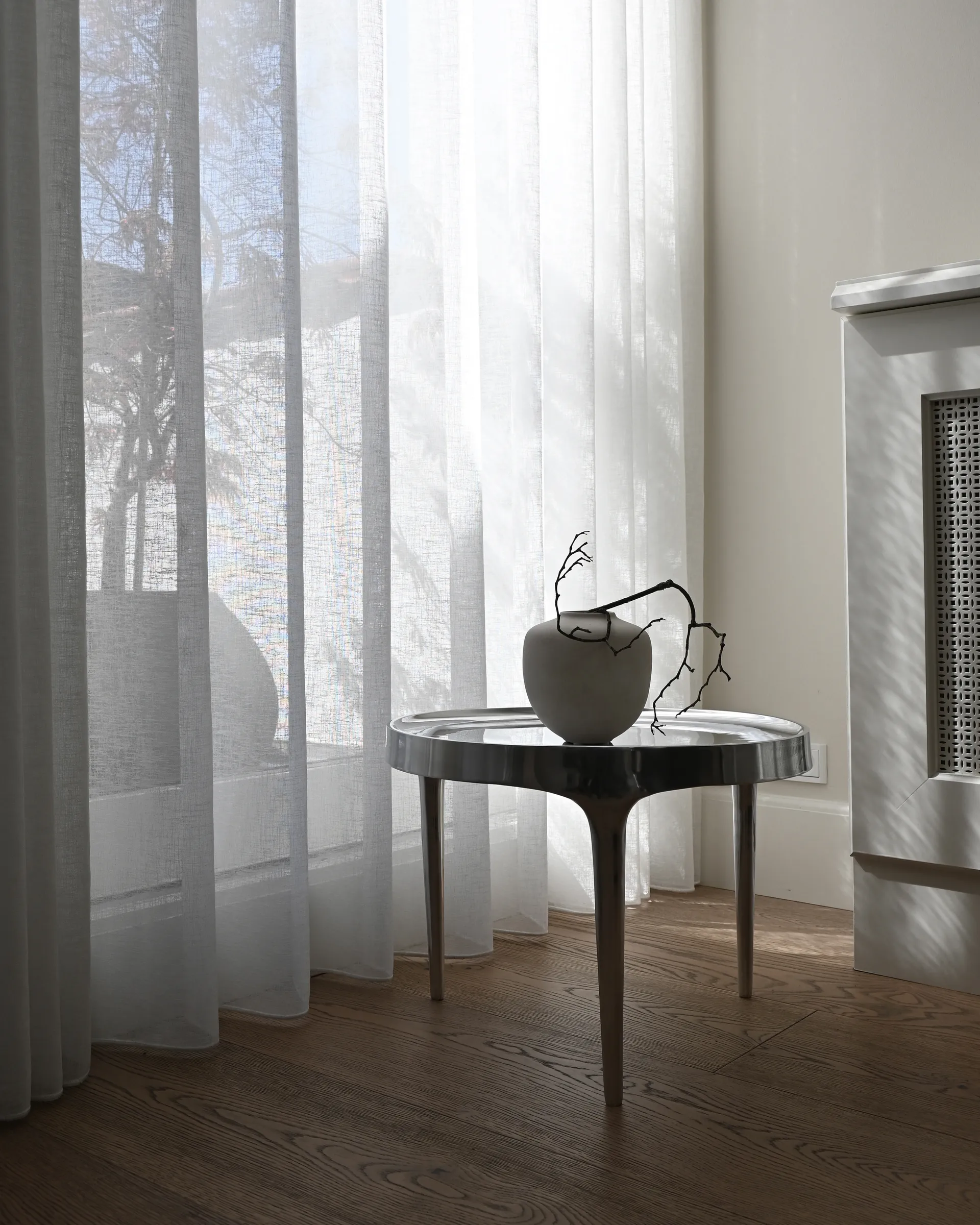 Mesa auxiliar Phantom, Chrome tall 101 Copenhagen