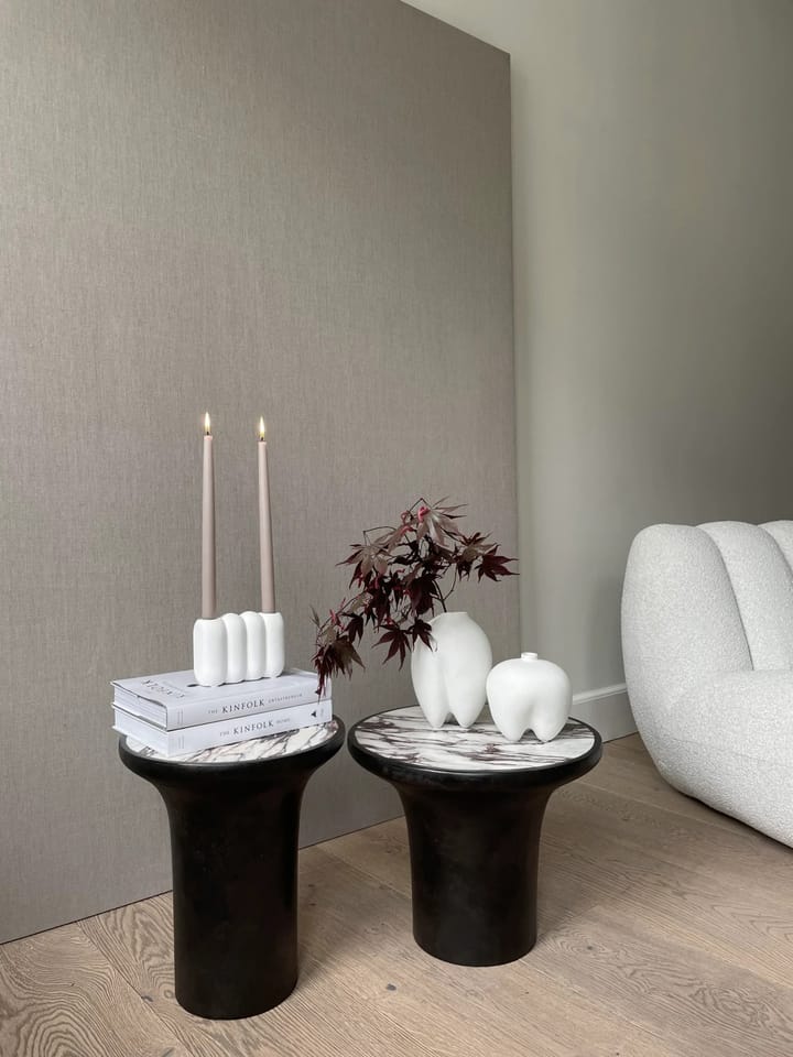 Mesa auxiliar Tairu tall Ø35 cm, calacatta 101 Copenhagen