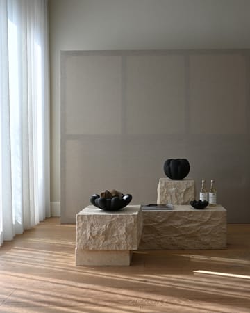 Mesa auxiliar Temple low 42x40 cm - Chrome-limestone - 101 Copenhagen