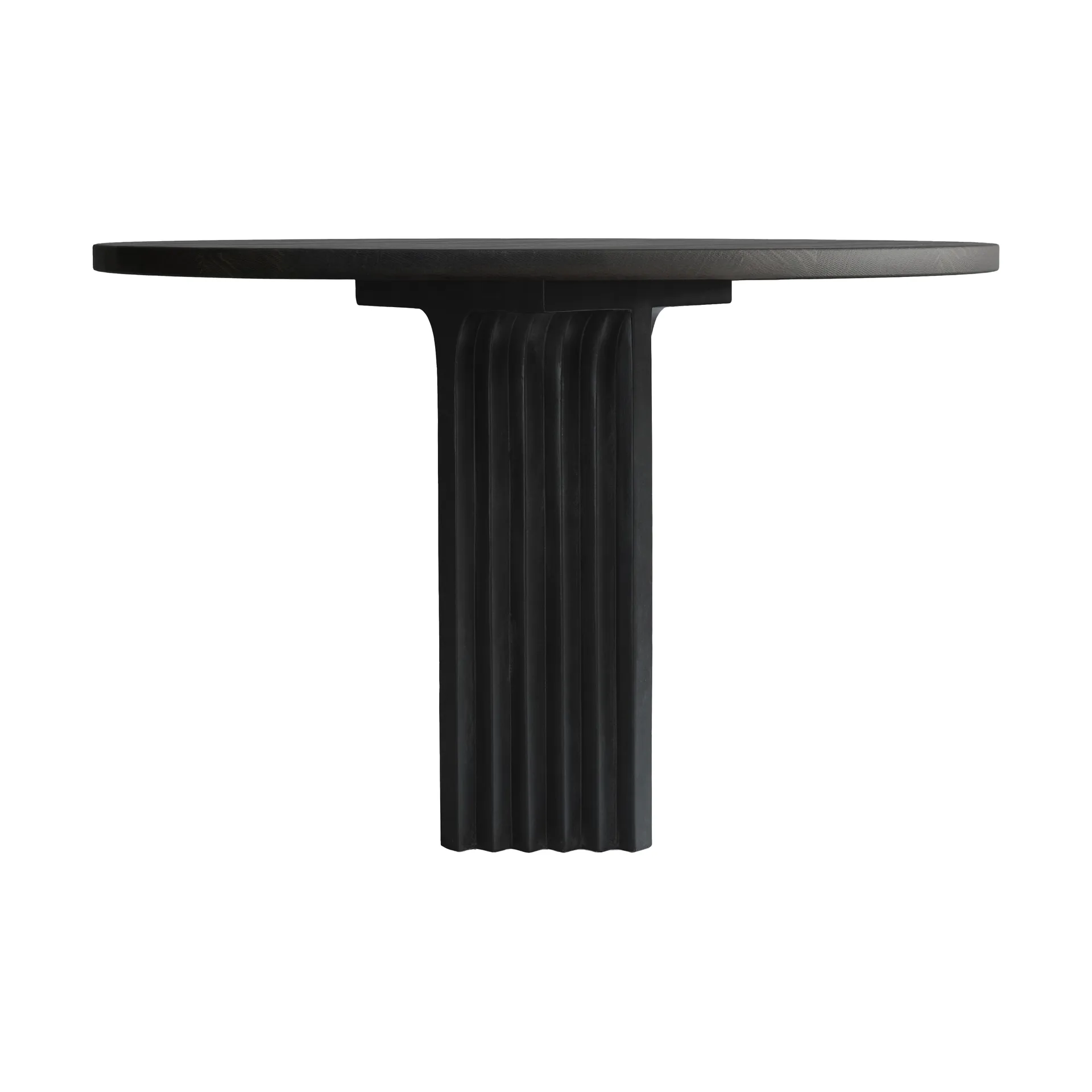Mesa de comedor Arc Ø120 cm, Coffee black roble 101 Copenhagen