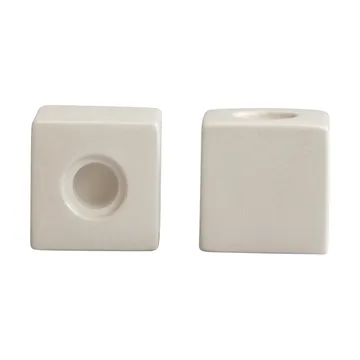 Portavelas Cube, 2-pack - High Glaze Birch - 101 Copenhagen
