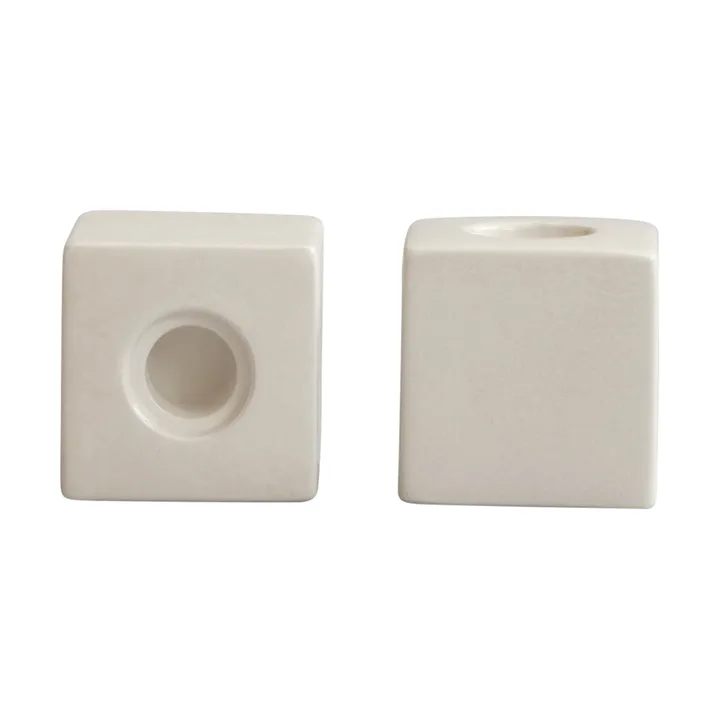 Portavelas Cube, 2-pack - High Glaze Birch - 101 Copenhagen