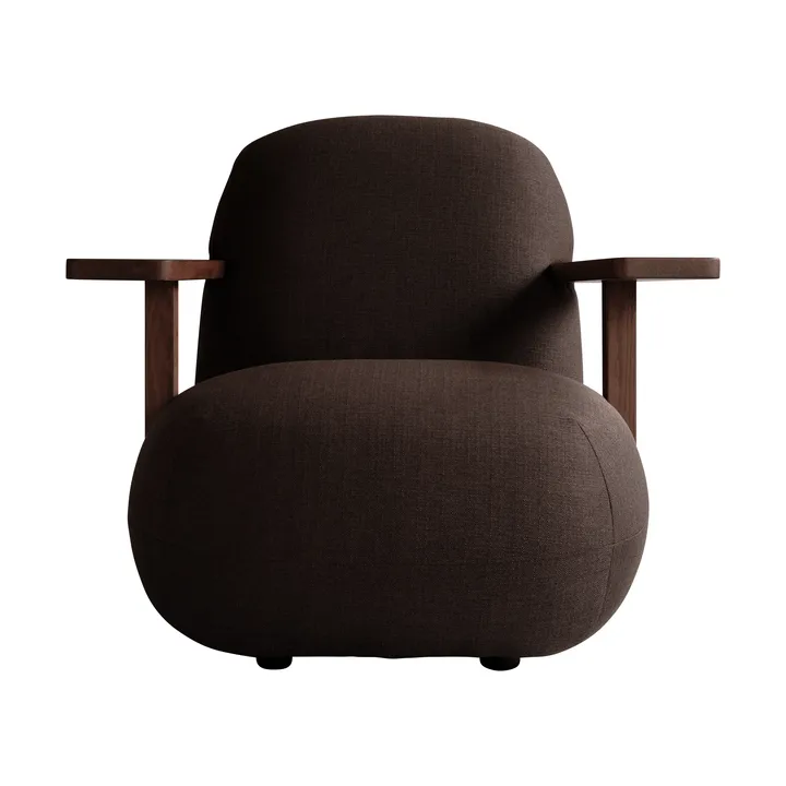 Sillón con reposabrazos Toe chair - Classic brown oak-dark brown - 101 Copenhagen