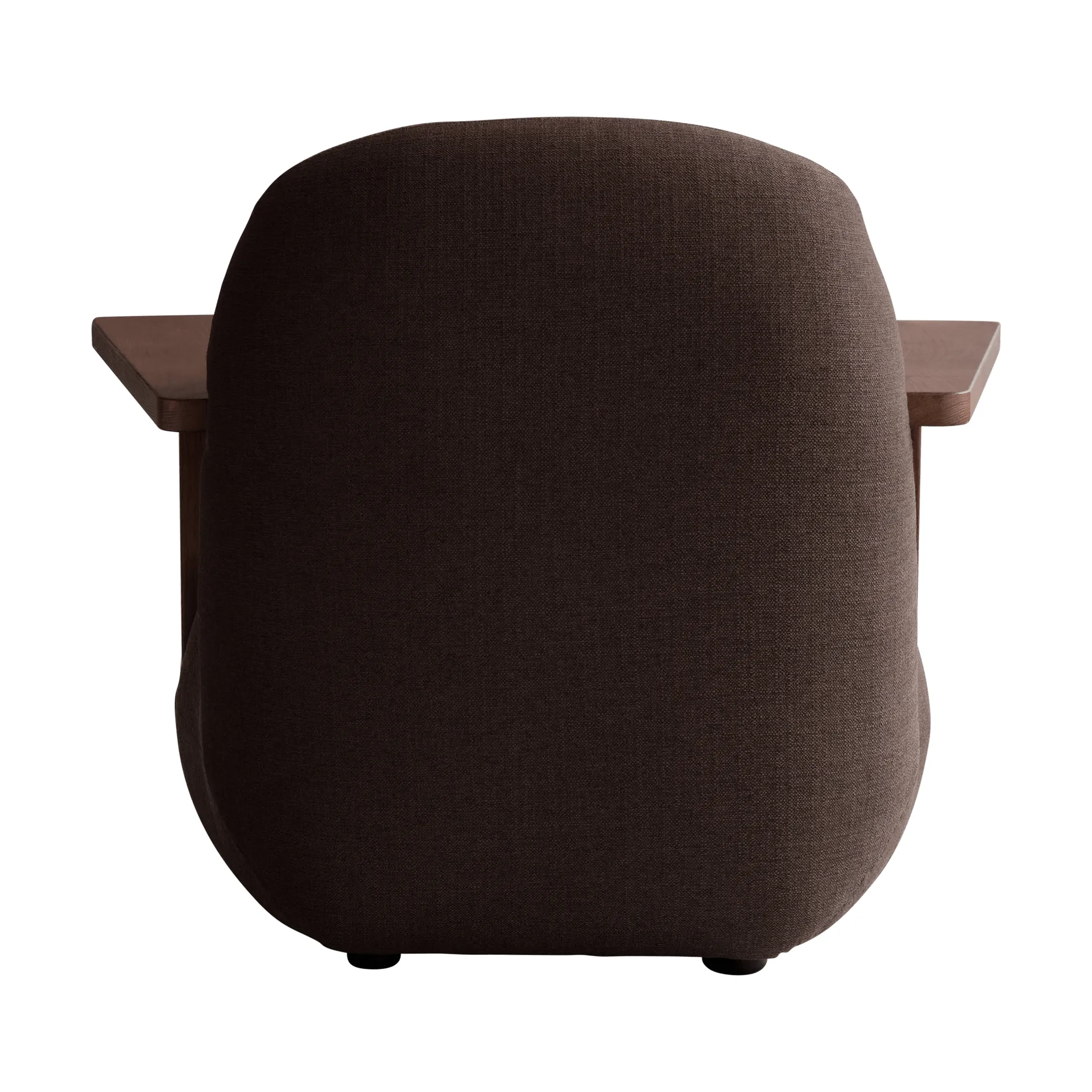 Sillón con reposabrazos Toe chair, Classic brown oak-dark brown 101 Copenhagen