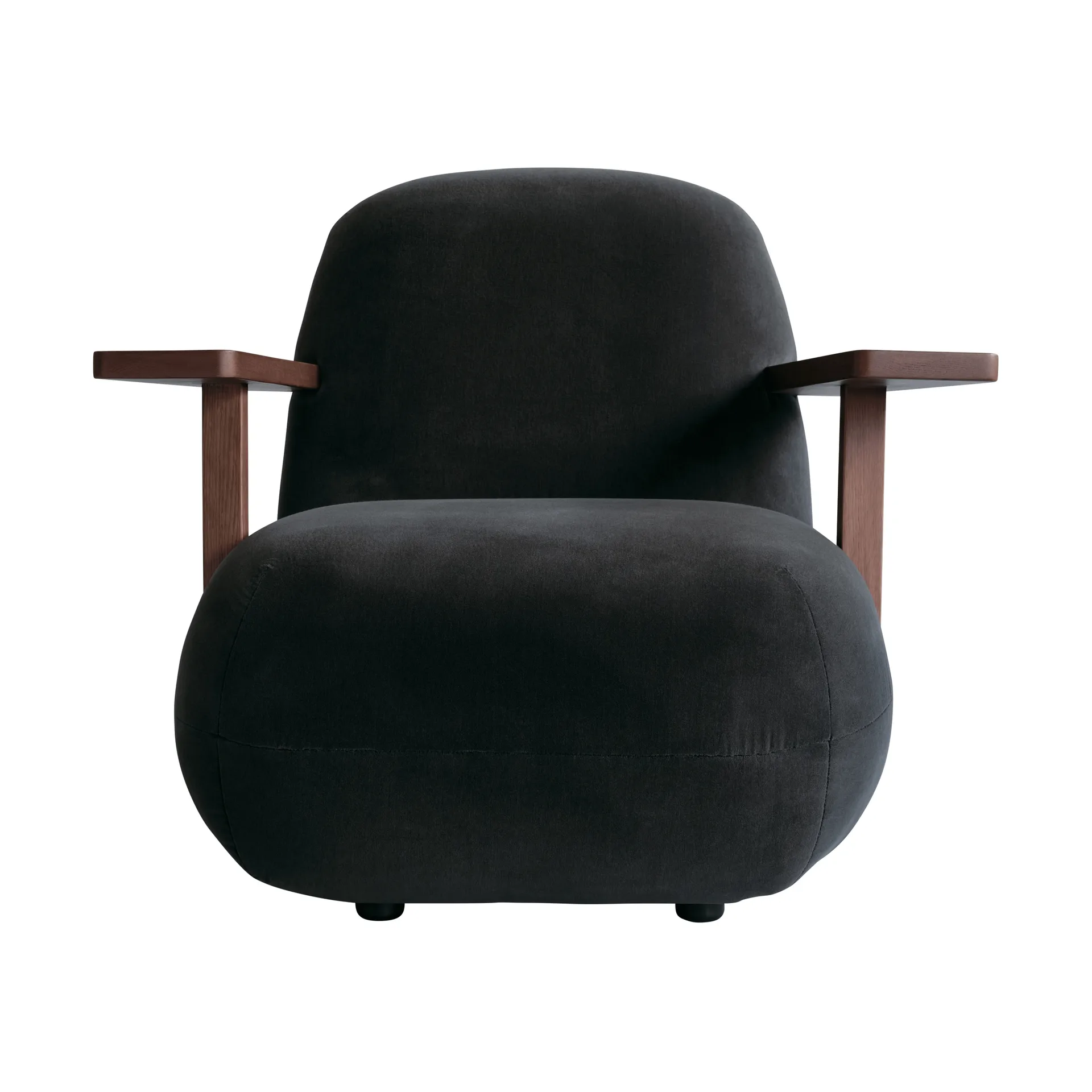Sillón con reposabrazos Toe chair, Classic brown oak-peat 101 Copenhagen