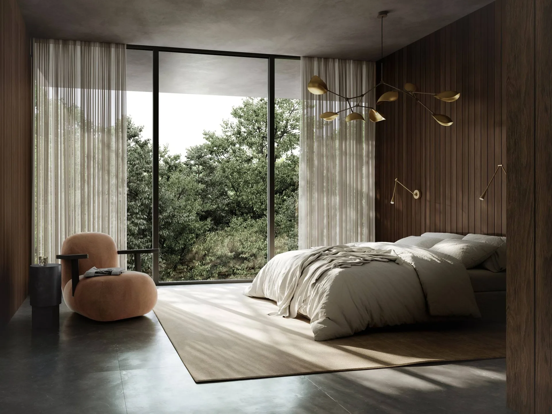 Sillón con reposabrazos Toe chair, Coffee black oak-desert 101 Copenhagen