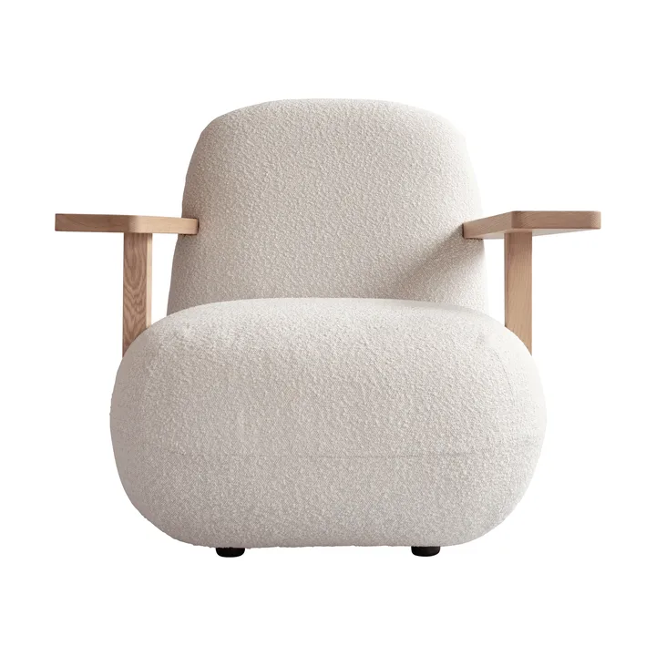 Sillón con reposabrazos Toe chair - Natural oak-off white - 101 Copenhagen