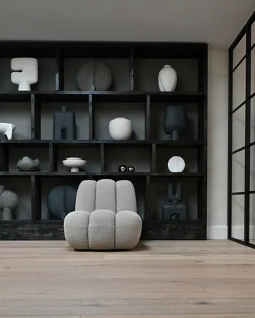 Sillón de jardín Toe bouclé - Smoked sand - 101 Copenhagen