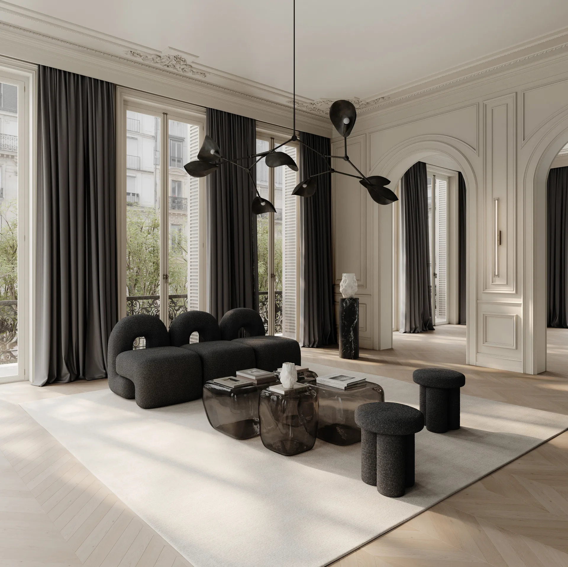 Sillón lounge Daiku, Deep taupe 101 Copenhagen