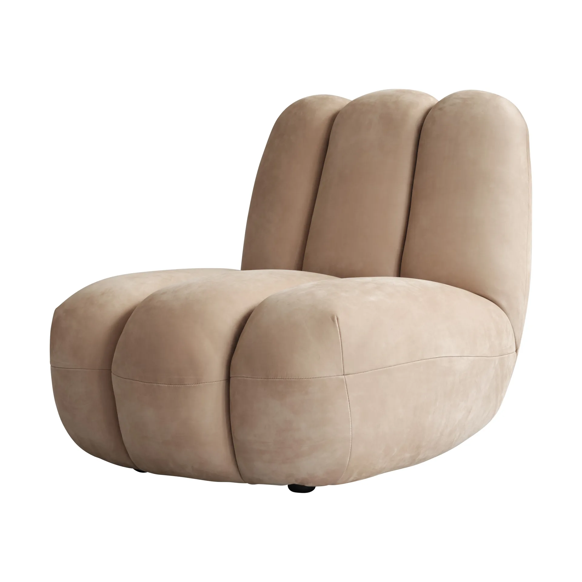 Sillón lounge Toe, Nubuck 101 Copenhagen