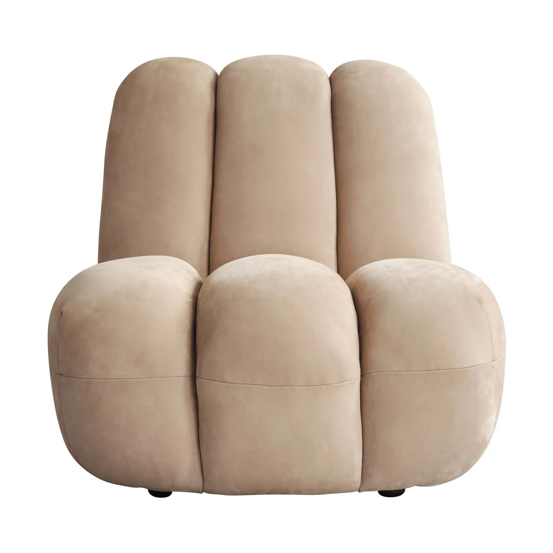 Sillón lounge Toe, Nubuck 101 Copenhagen