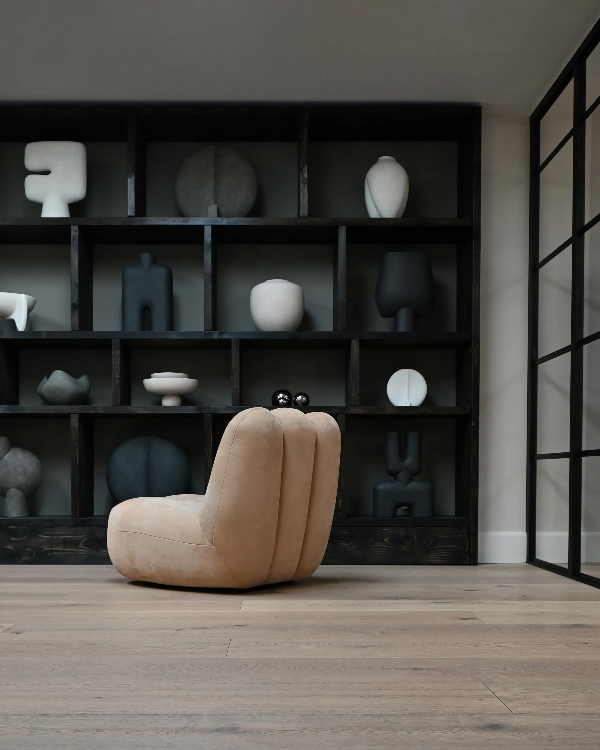 Sillón lounge Toe, Nubuck 101 Copenhagen