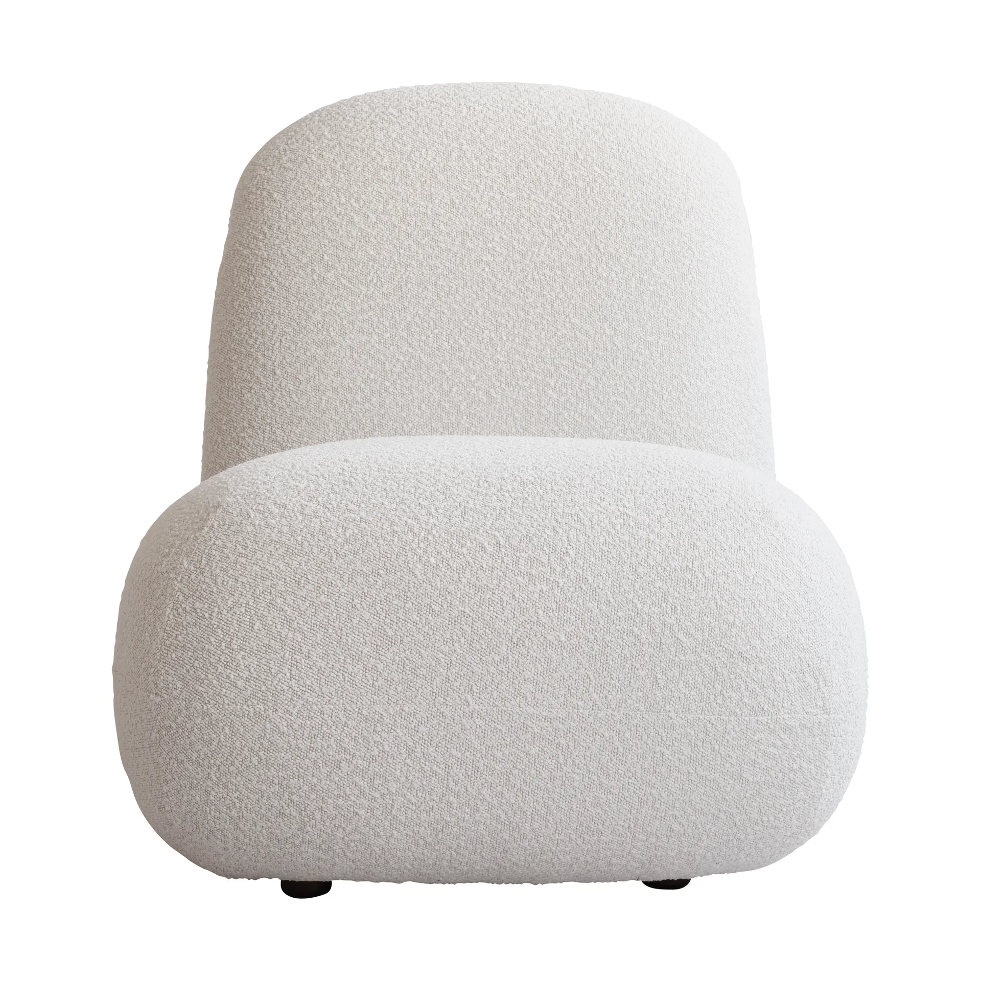 Sillón Toe Chair Flat 92x75 cm, Bouclé 101 Copenhagen