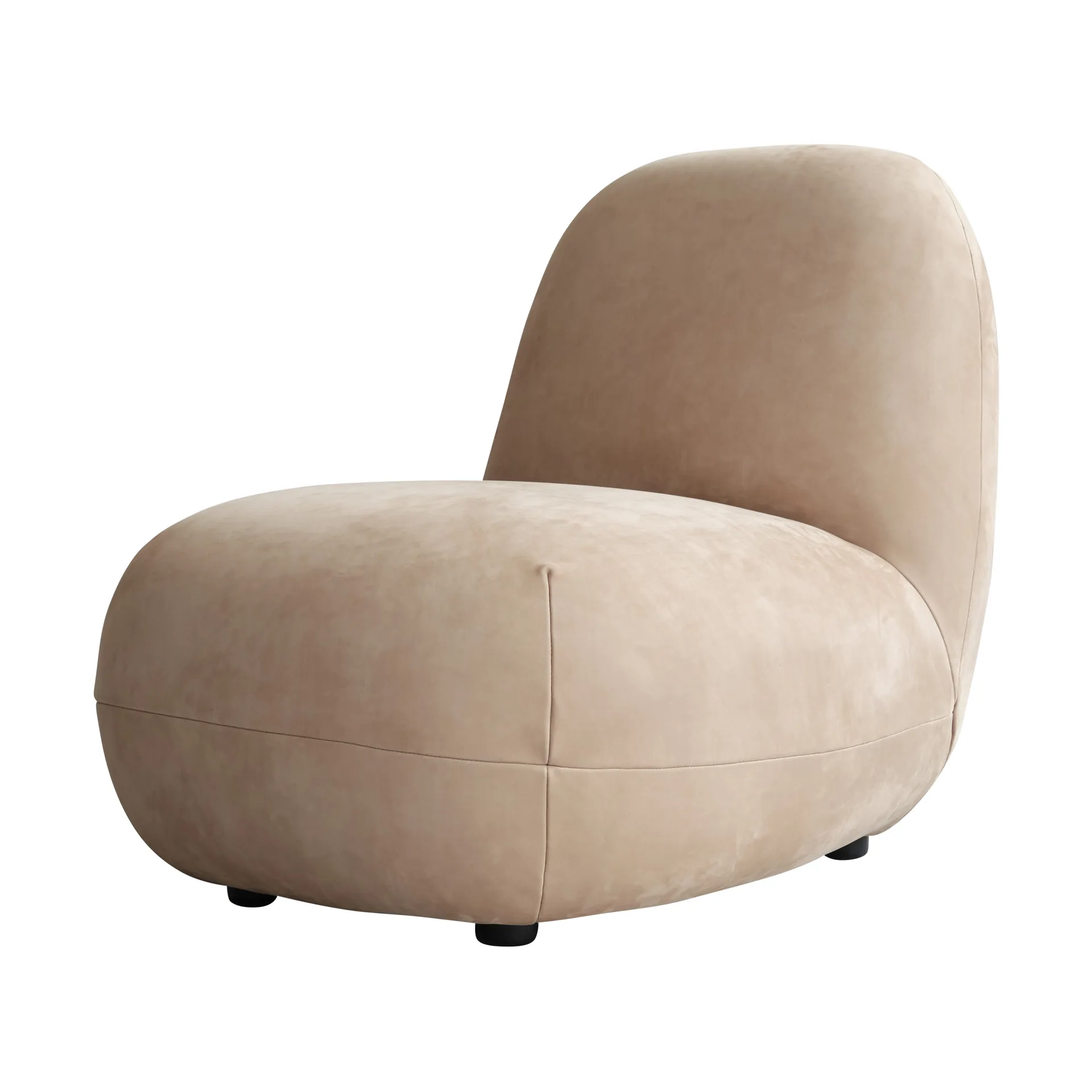 Sillón Toe Chair Flat 92x75 cm, Nubuck 101 Copenhagen