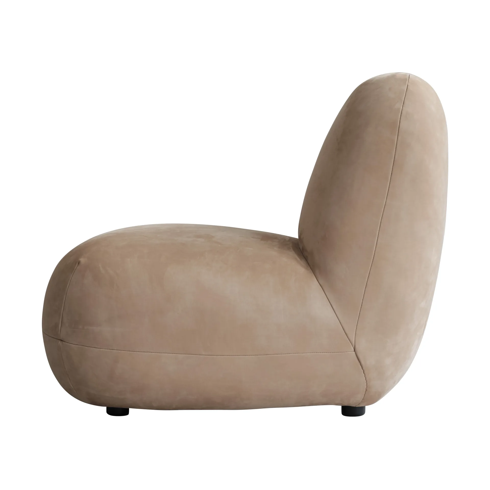 Sillón Toe Chair Flat 92x75 cm, Nubuck 101 Copenhagen