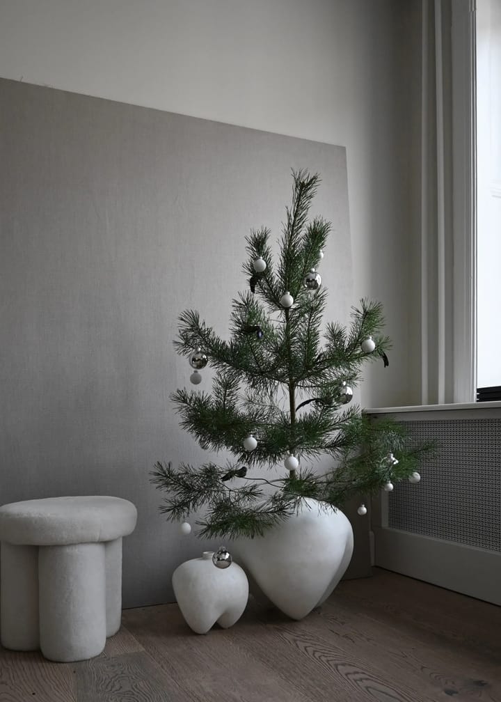 Taburete Big Foot piel de oveja, off-white 101 Copenhagen