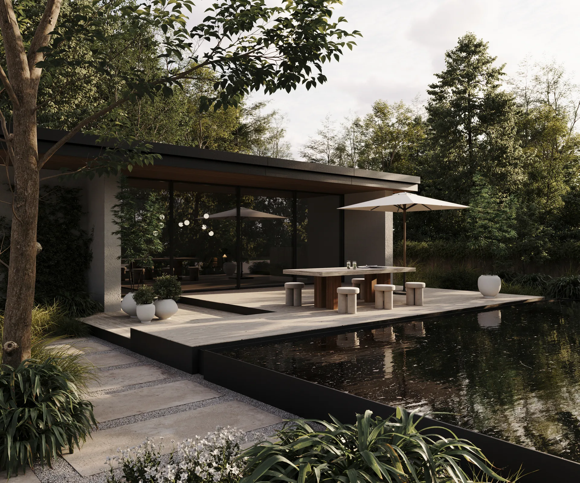 Taburete Big Foot, Warm Ash 101 Copenhagen