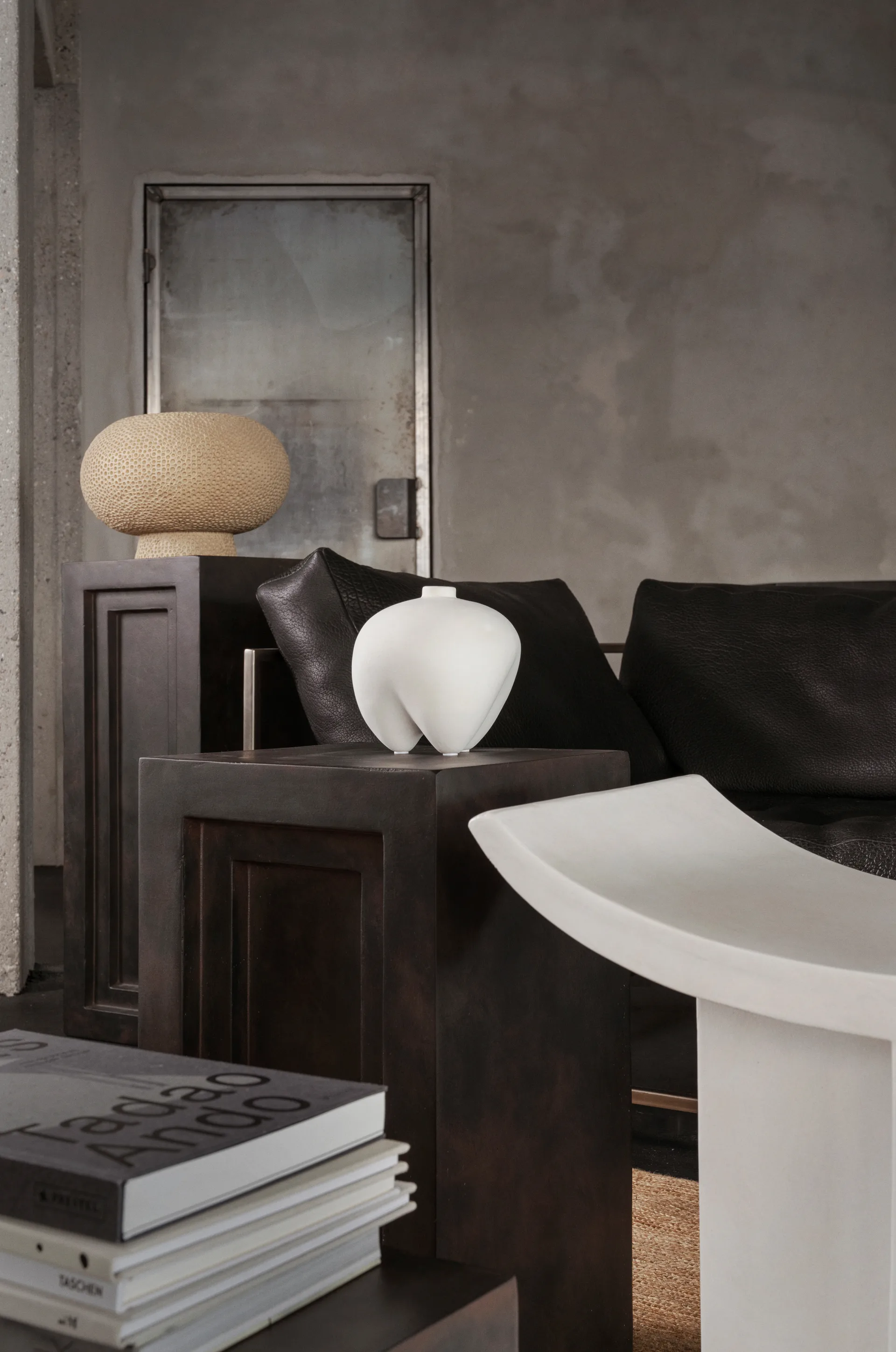 Taburete Brutus 50x60 cm, Bone White 101 Copenhagen