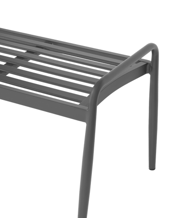 Banco Messina 51x124 cm - Anthracite - 1898