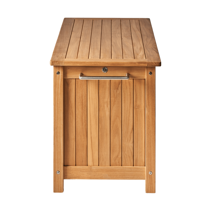 Baúl con ruedas Bjärknäs S 130x50x60 cm, Teak 1898