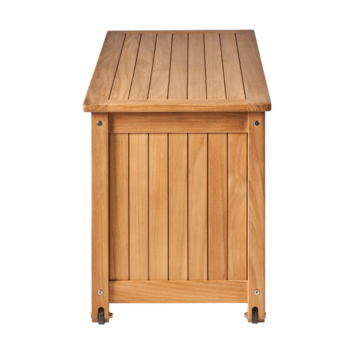 Baúl con ruedas Bjärknäs S 130x50x60 cm, Teak 1898