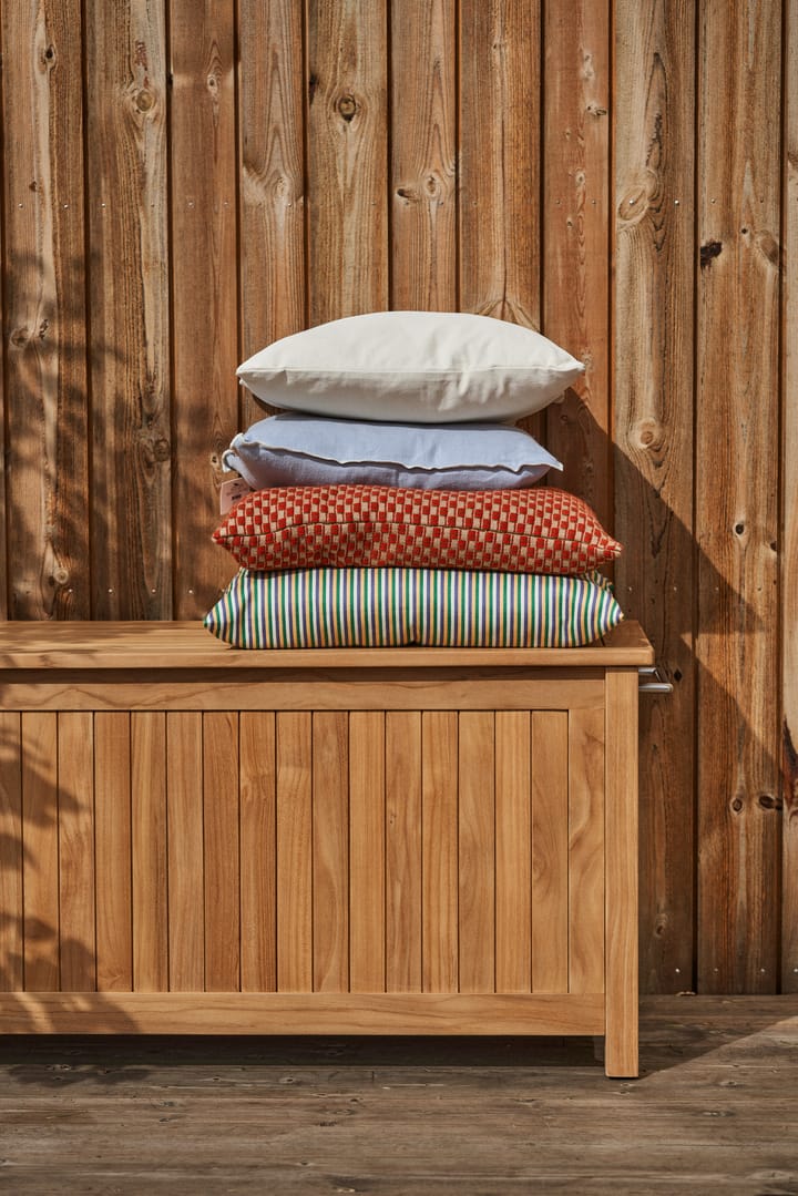 Baúl con ruedas Bjärknäs S 130x50x60 cm, Teak 1898