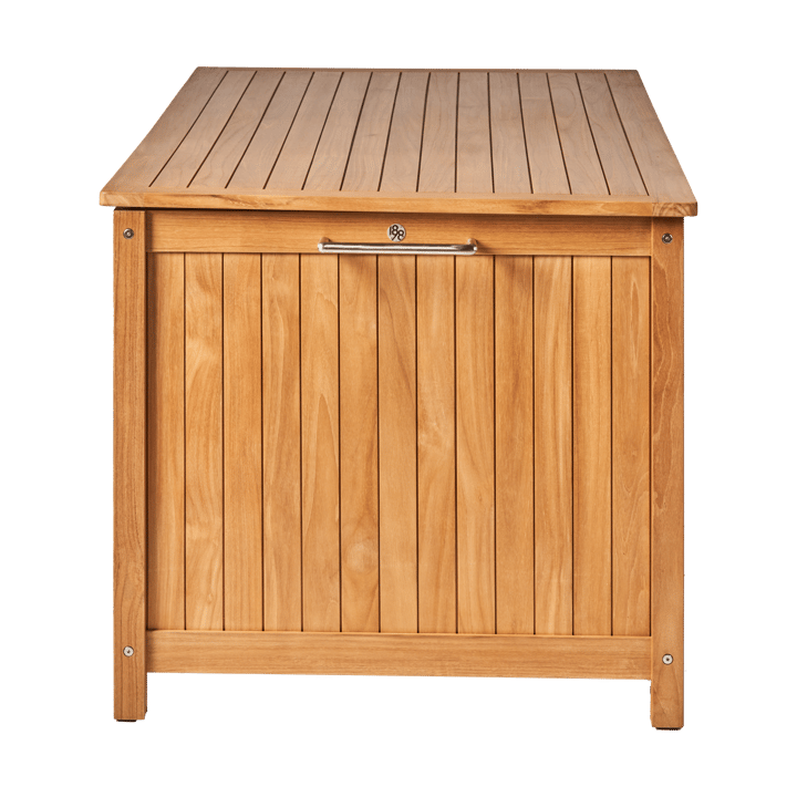 Baúl con ruedas L Bjärknäs 180x85x75 cm, Teak 1898