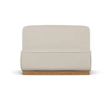 Butaca de 1,5 plazas Bergsdal - Jump beige 1956-Fresno teñido en roble, 1,5 plazas - 1898