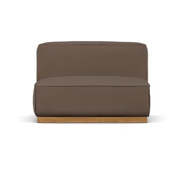 Butaca de 1,5 plazas Bergsdal - Jump brown 1955-Fresno teñido en roble, 1,5 plazas - 1898