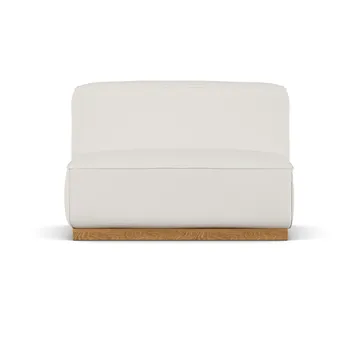Butaca de 1,5 plazas Bergsdal - Jump offwhite 1954-Fresno teñido en roble, 1,5 plazas - 1898