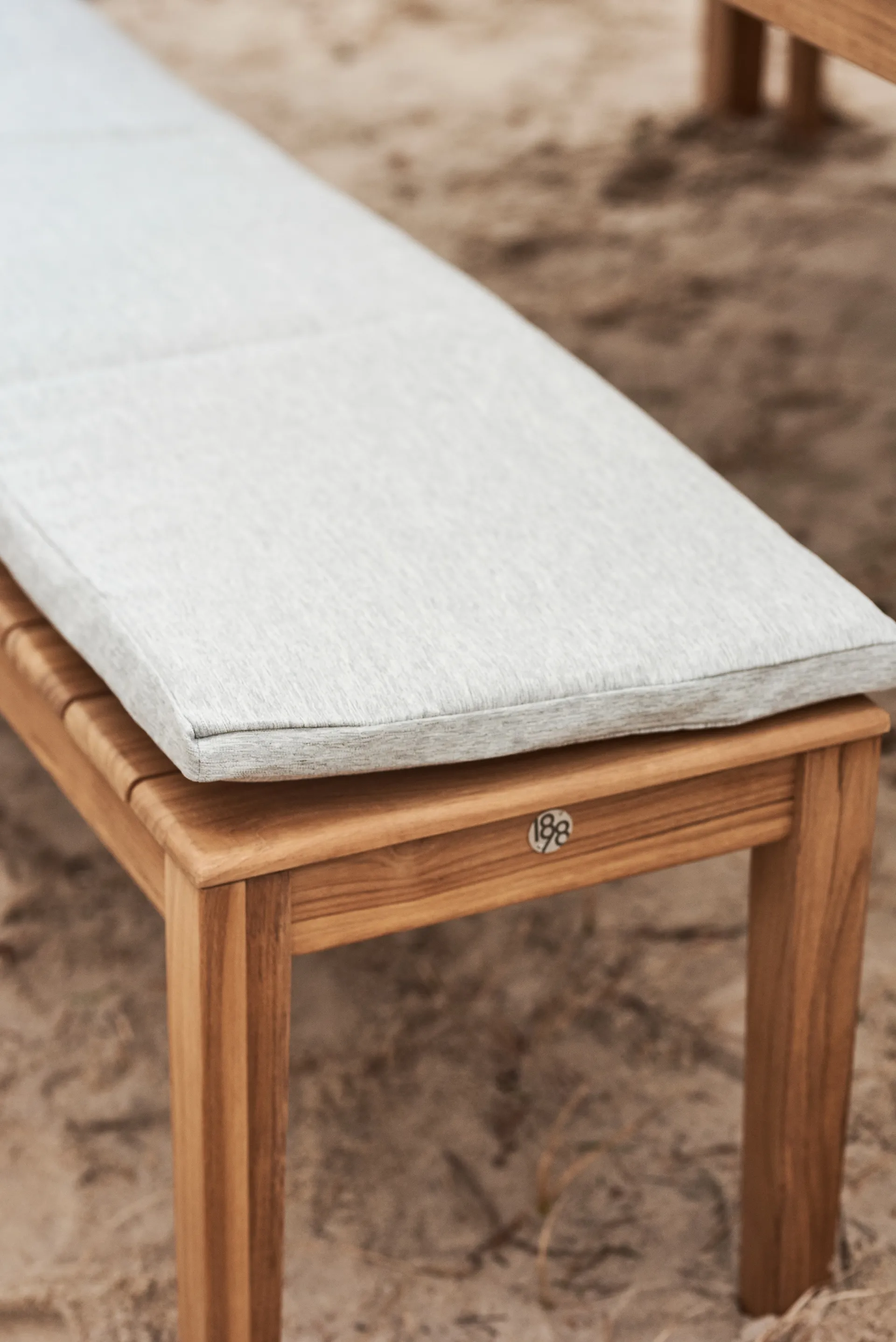 Cojín para banco Sköndal 40x199 cm, gris claro 1898