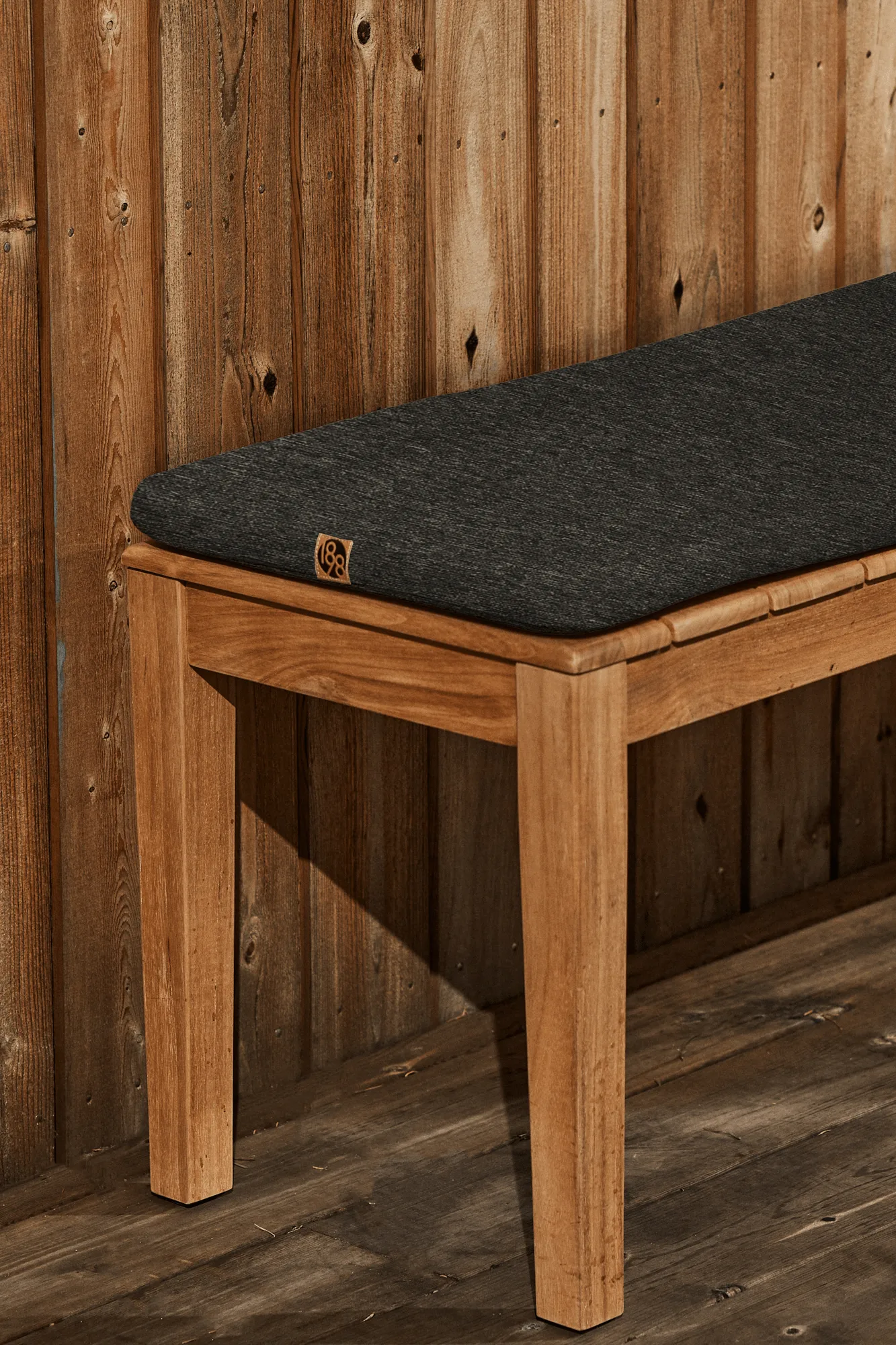 Cojín para banco Sköndal 40x199 cm, Gris oscuro 1898