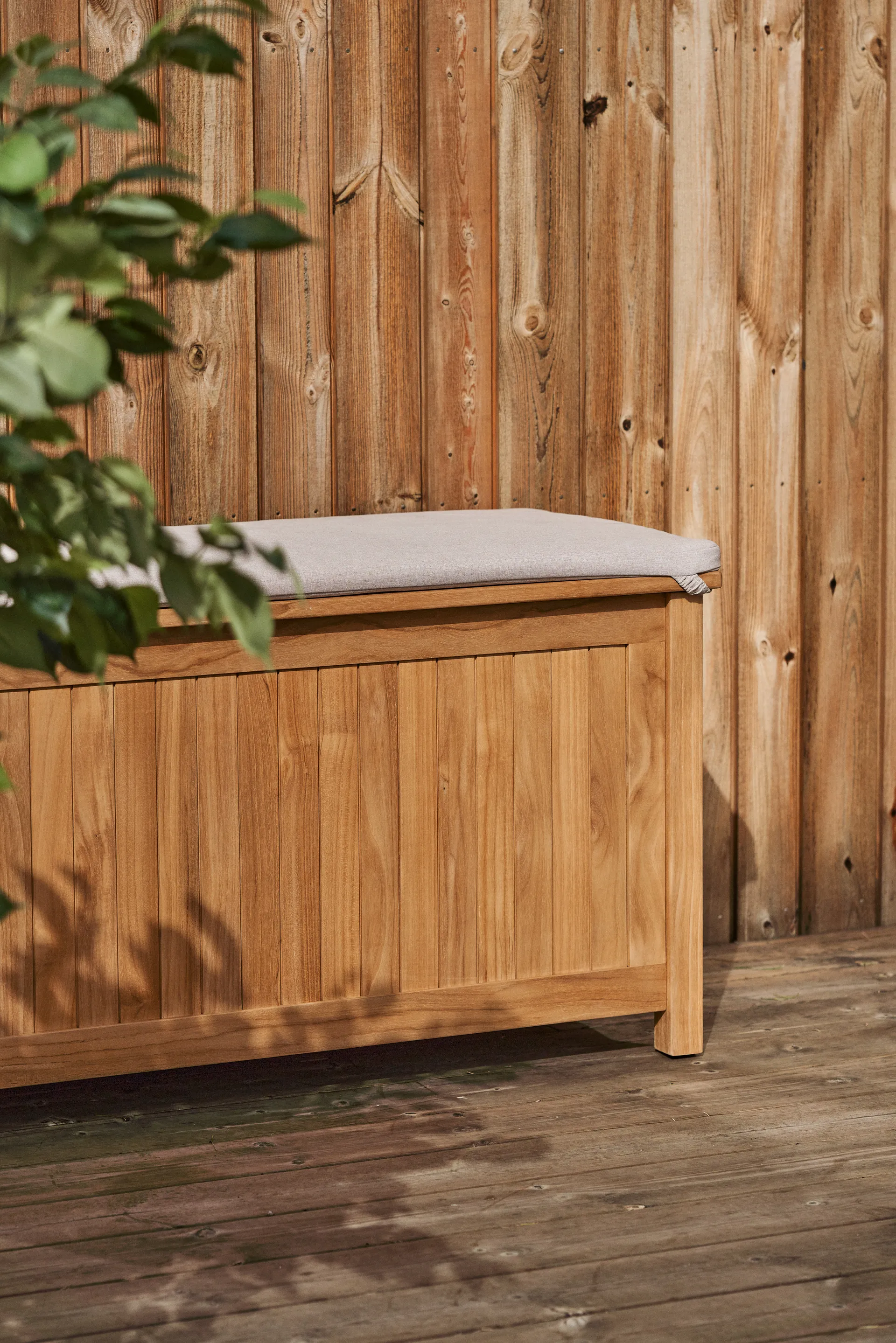 Cojín para baúl con ruedas Bjärknäs S 50x130 cm, Beige 1898