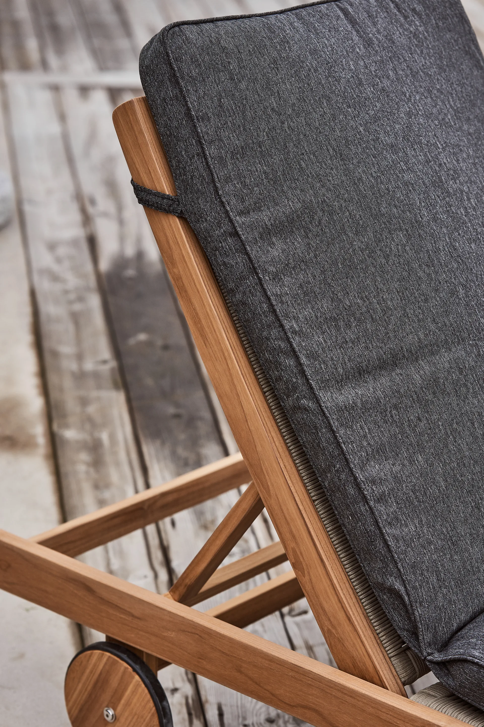 Cojín para tumbona Sandvik, Gris oscuro 1898