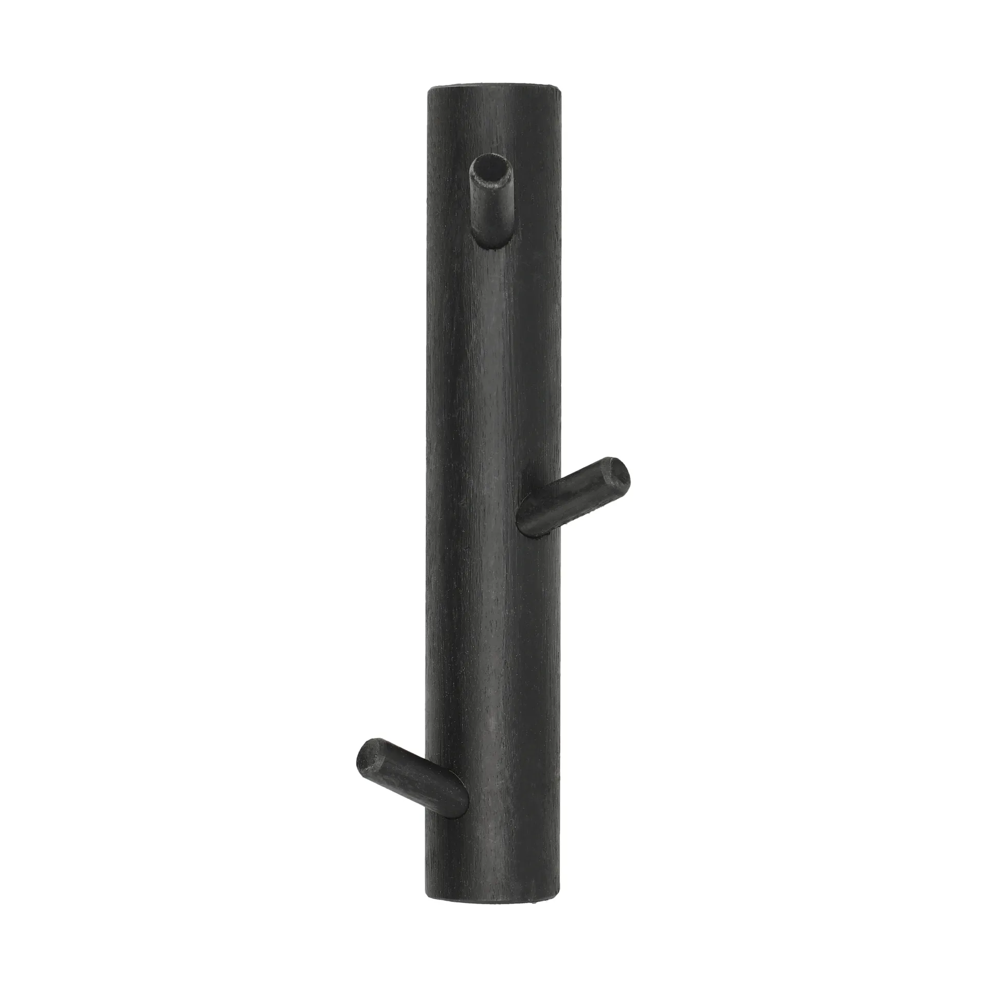 Colgador vertical Allsarp con 3 ganchos, Abedul pintado en negro 1898