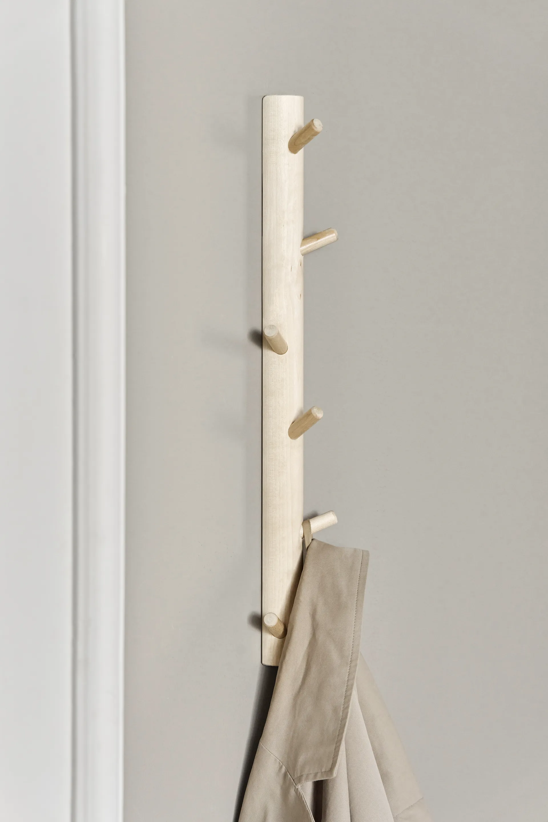 Colgador vertical Allsarp con 6 ganchos, Abedul 1898