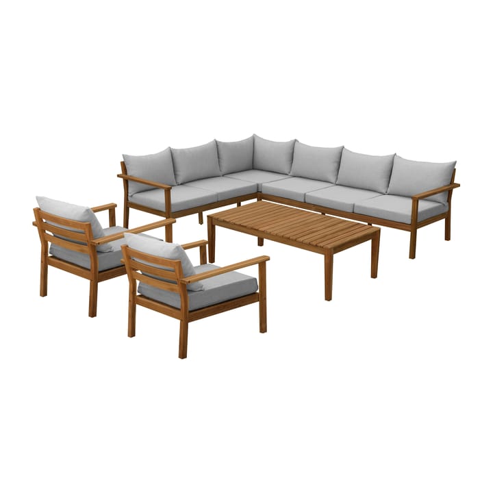 Conjunto lounge Stockaryd teca gris claro - undefined - 1898