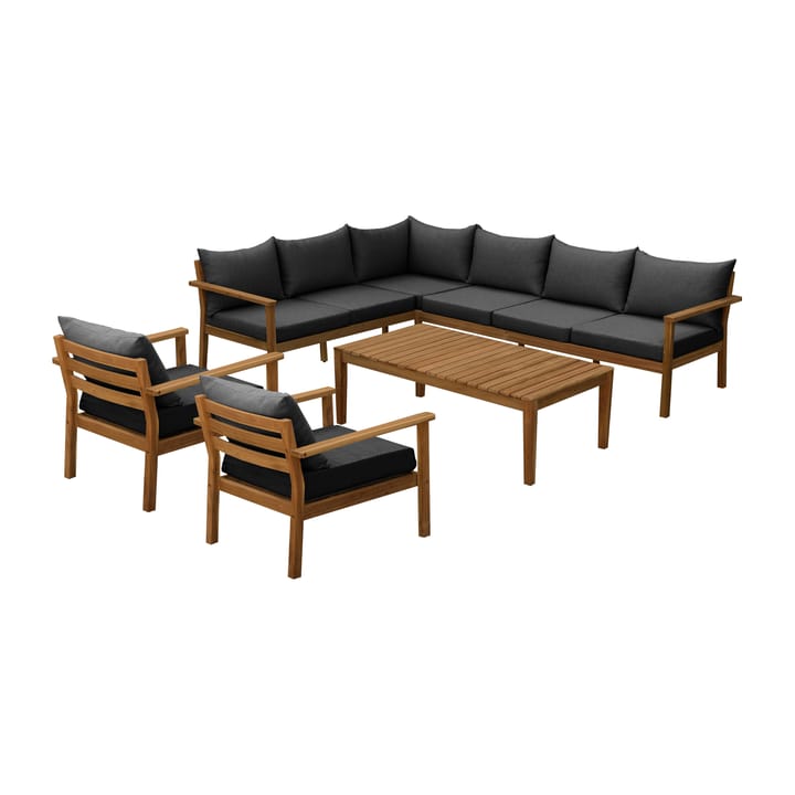 Conjunto lounge Stockaryd teca gris oscuro - undefined - 1898